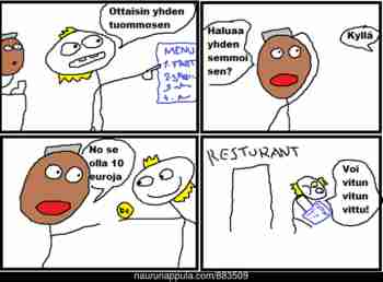 treenasin vain vähän paint-käteäni. tv: peku