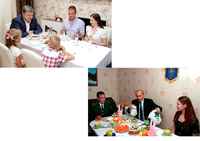 Poroshenko ja Putin pitopöydissä