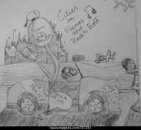 Tein joskus kuviksen tunnilla