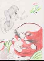 Kapteeni NN syö leipää myös (meetvurstin kera)..