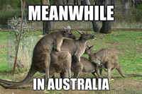 Sillä aikaa Australiassa