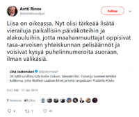Liisa jaakonsaari meni trolliin