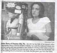 Luuli että saa auton mutta saikin yodan