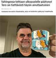 Tero ihan vahingossa