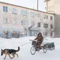 Venäläinen kuski saksalainen kone