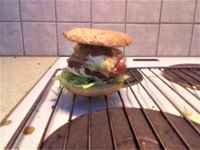 Kanahampurilainen munalla