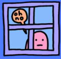 Ikkunantakuinen "oh no"