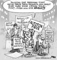 Ei autoja minnekään!