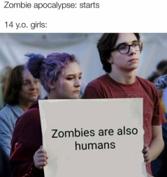 Zombiet ovat myös ihmisiä!
