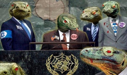 Reptiliaanit hallitsevat maailmaa