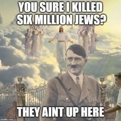 Hitler sanoo että taivaassa ei ole yhtään juutalaista
