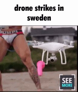 drone strikes in sweden