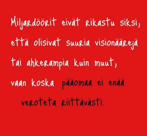 Kapitalismi ei toimi