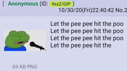 Let the pee pee hit the poo