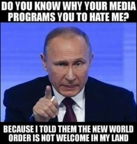 Teidät on ohjelmoitu vihaamaan Putinia