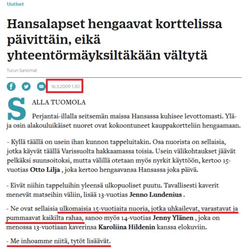 Mitäpä sitä totta puhumaan, koska agenda.