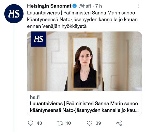 Sannan puheet ja totuus.