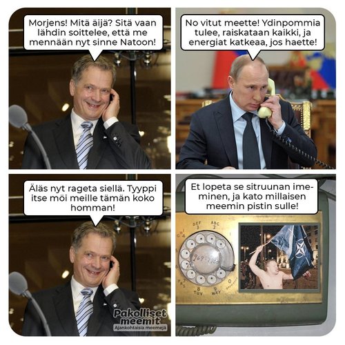 Putin kovilla.