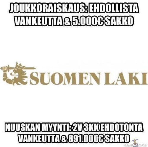 Suomen laki.