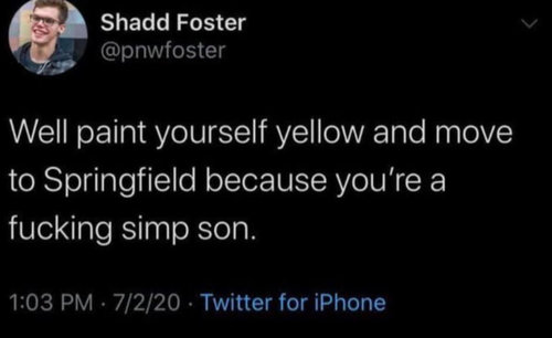 Don't simp son