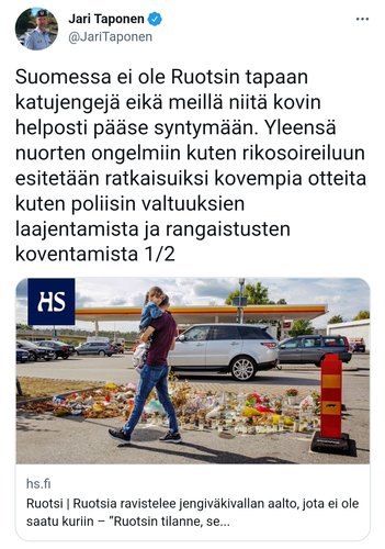 Luottamus poliisin voi ehkä rakoilla..
