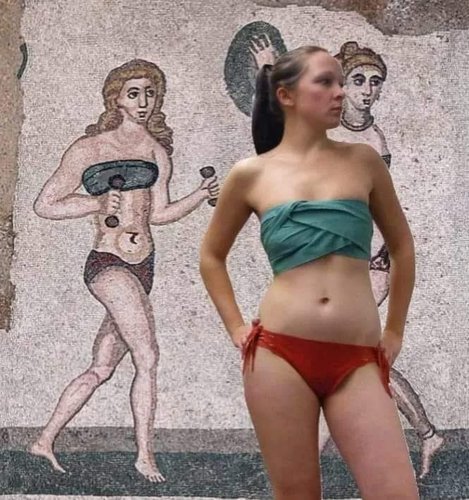 Muinaiset roomalaiset bikinit