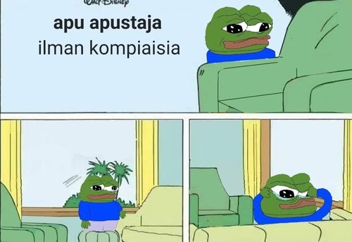 Apu apustaja ilman kompiaisa