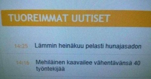 Kohta on mehiläiset työttömiä