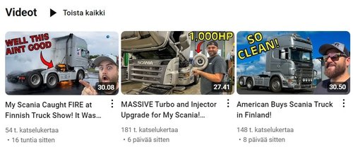 Se oli sellanen Scania