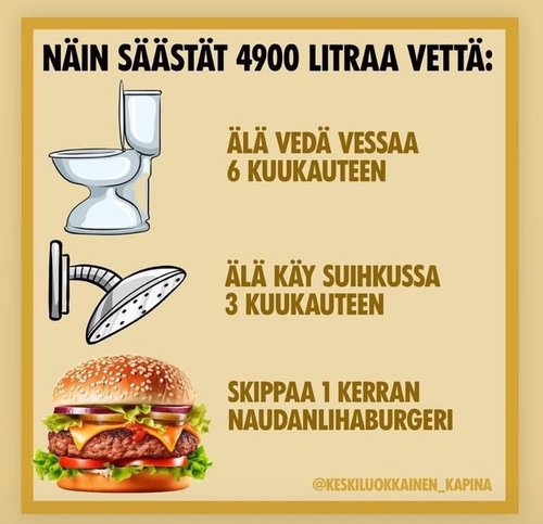 Näin säästät vettä