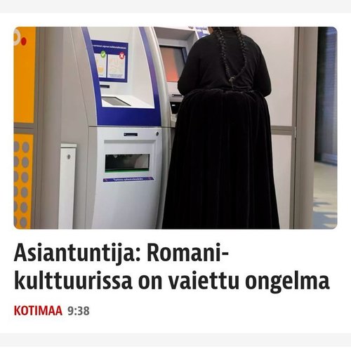 Se ongelma on mustalaisuus