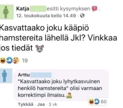 Kasvattaako Turppi hamstereita?