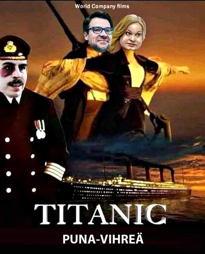 punavihreä titanic