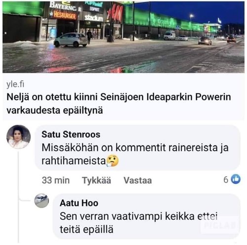 rainerit ja rahtihameet