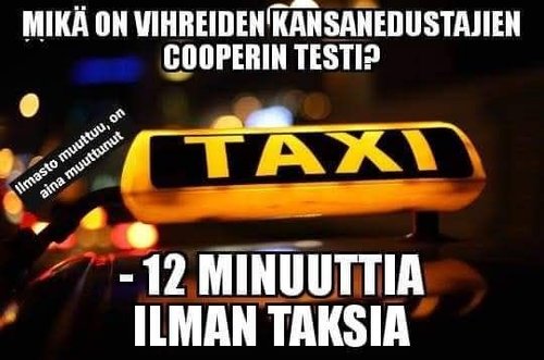 vihreiden coopperi testi