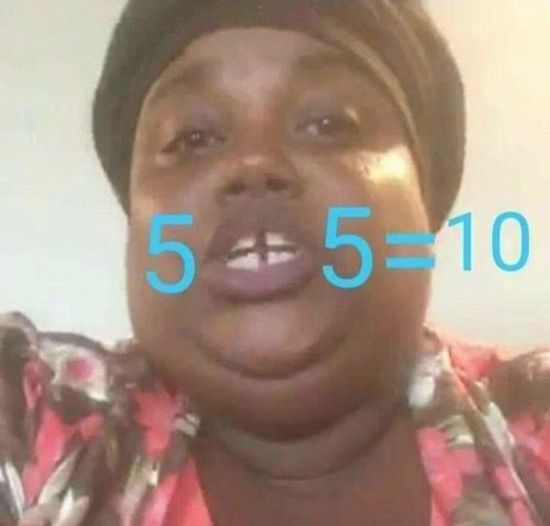 5+5=10