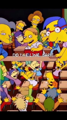 DO THE LINE BART :DDD