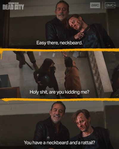 negan vittuilee