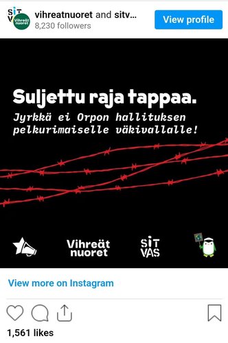 vihreät nuoret