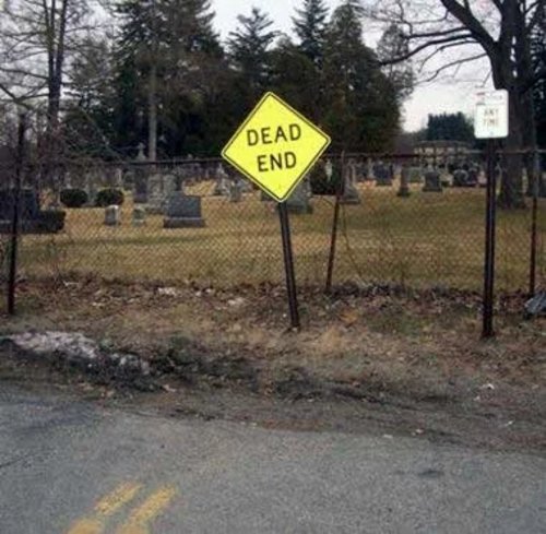 dead end