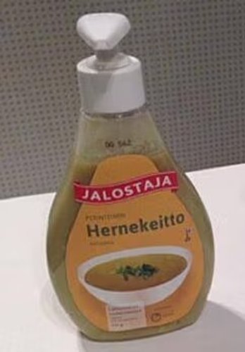 Hernari kätevässä pumppupullossa