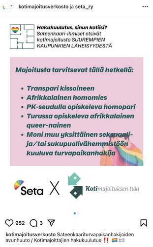 Löytyykö majoittajia?