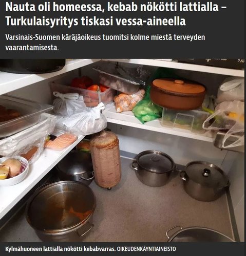 Mina laita huva yrjökebab ja sina suoda