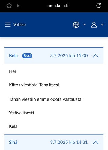 Tuet hylätty