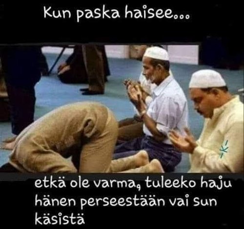 Paska haisee