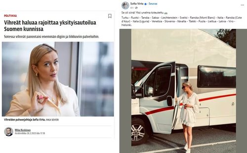 Vihreät ja yksityisautoilu
