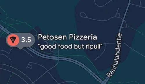 good food but ripuli