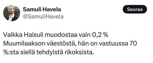 Haisulin teot