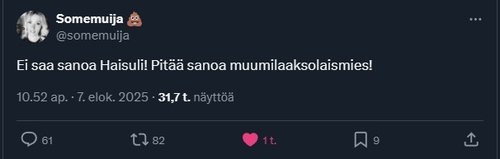 Haisuli, Jutta ja vassari