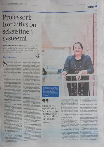 Kotiäiti, ruoka ja Turku